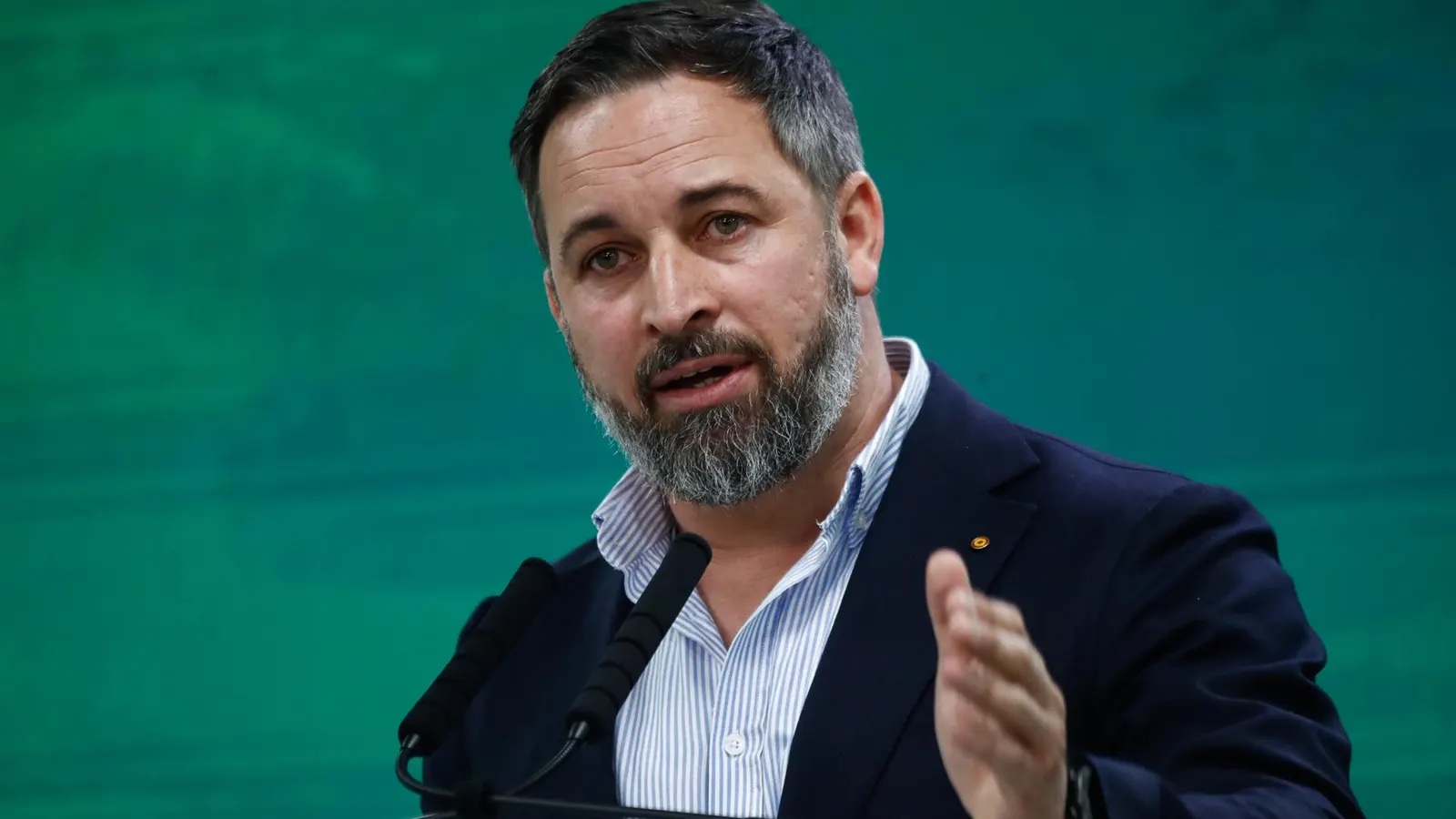 El líder de Vox Santiago Abascal