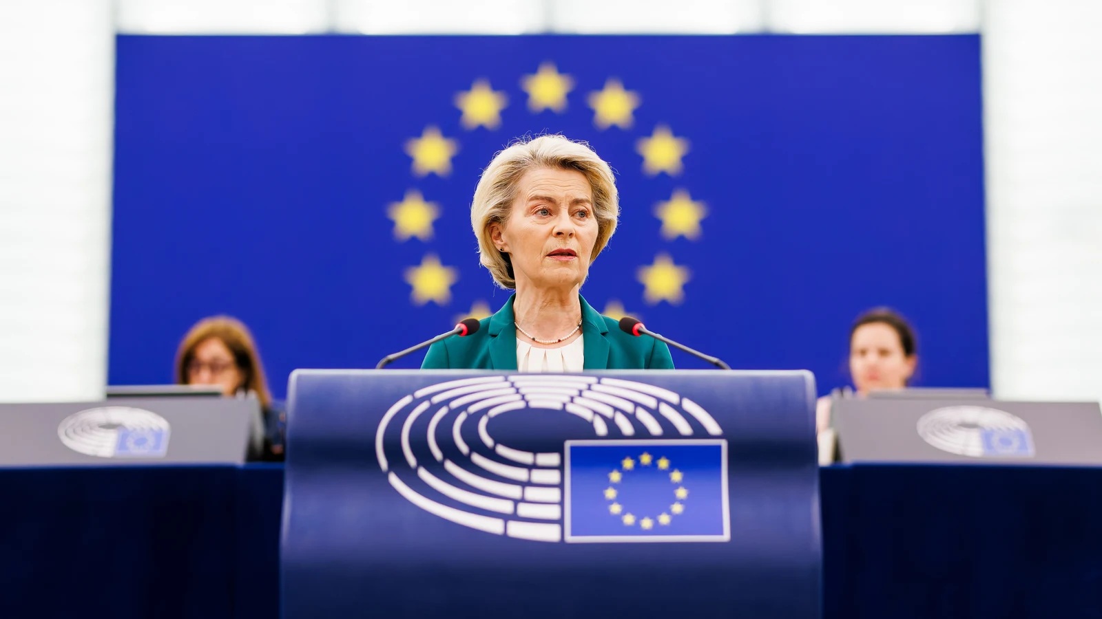 La presidenta de la Comisión Europea Ursula Von der Leyen