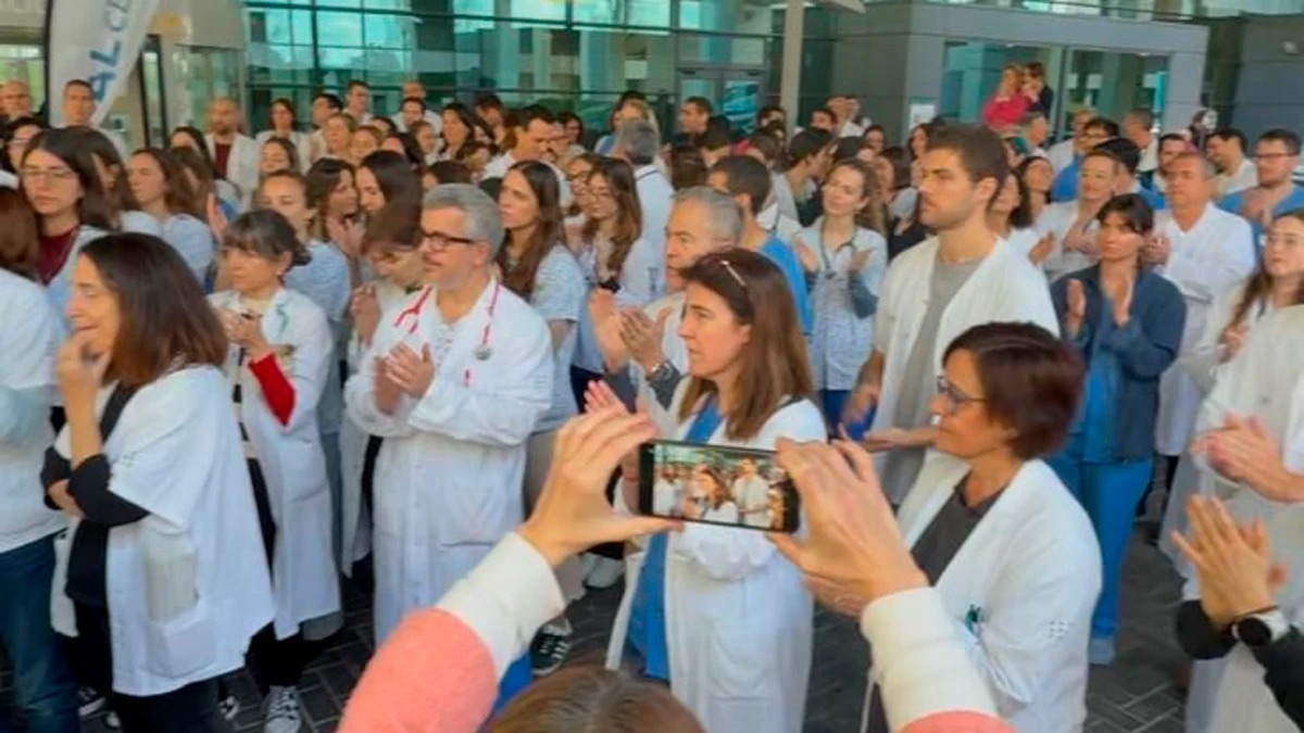 Concentraciones de médicos contra el estatuto del Ministerio
